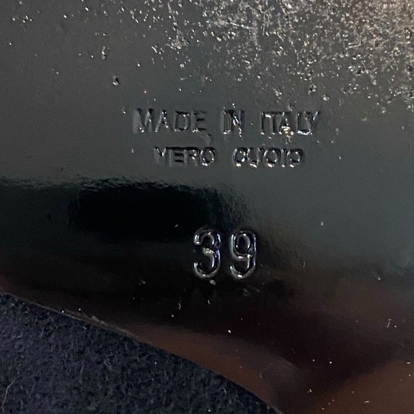 Giorgio Armani black suede size 39/9 made in Italy - Picture 13 of 15